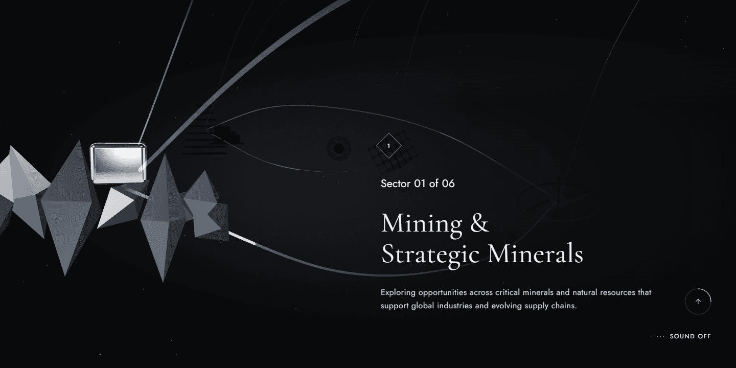 Sectors, each with its own 3D scene