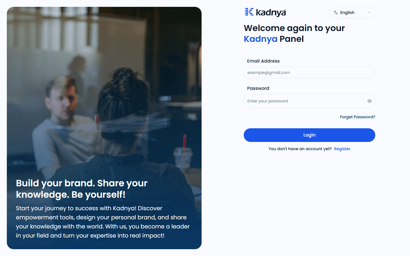 Sign-in screen